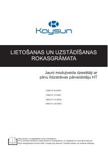 Rokasgrāmata Kaysun KEM-HT-140 DRS5 Gaisa kondicionētājs