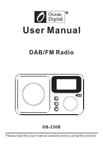 Handleiding Ocean Digital DB-230B Radio