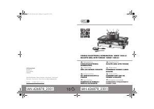 Bedienungsanleitung Switch On IAN 426878 Raclette-grill