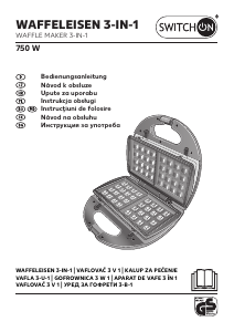 Наръчник Switch On WM-C0901 Машина за вафли