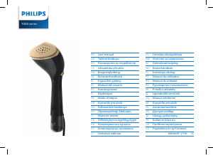 Bruksanvisning Philips STH7050 Handhållen steamer