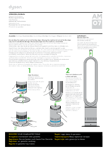 Manuale Dyson AM07 Ventilatore