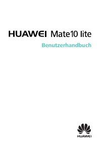 Bedienungsanleitung Huawei Mate 10 Lite Handy