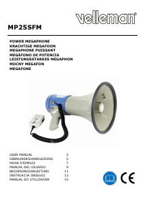 Manual Velleman MP25SFM Megafone
