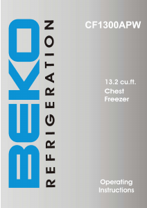 Bruksanvisning BEKO CF 1300 AP Frys