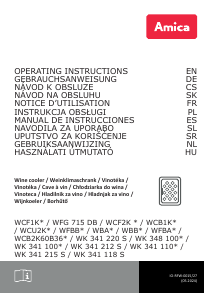 Mode d’emploi Amica WK 341 215 S Cave à vin