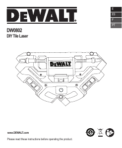 Handleiding DeWalt DW0802 Lijnlaser