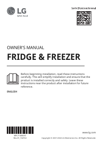 Manual LG GC-B509SQCL Fridge-Freezer