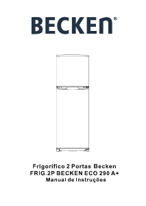 Manual de uso Becken ECO 290 Frigorífico combinado