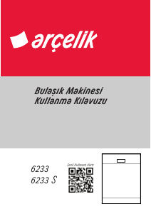 Kullanım kılavuzu Arçelik 6233 S Bulaşık makinesi