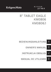 Instrukcja Krüger and Matz KM0806.1 Tablet