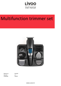 Manual Livoo DOS187-OC Beard Trimmer