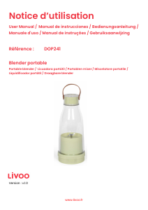 Mode d’emploi Livoo DOP241M Blender