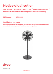 Manual Livoo DOM489 Fan