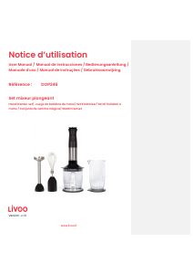 Manual Livoo DOP246 Hand Blender