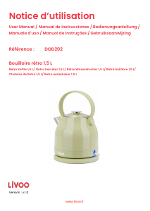 Manual Livoo DOD202C Kettle