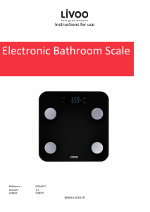 Manual Livoo DOM427N-OC Scale