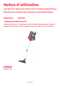 Manual Livoo DOH142 Vacuum Cleaner