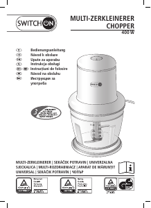 Bedienungsanleitung Switch On CH-A101 Universalzerkleinerer