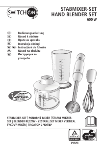 Manual Switch On HB-F1811 Blender de mână