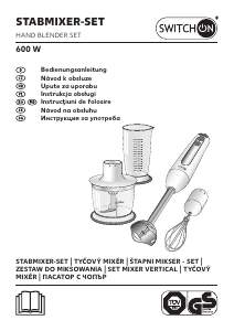 Manual Switch On HB-H1911 Blender de mână