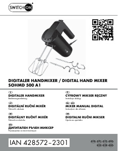 Instrukcja Switch On SOHMD 500 A1 Mikser ręczny