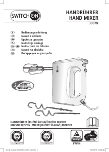 Manuál Switch On HM-E0101 Ruční mixér