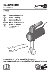 Manuál Switch On HM-J0201 Ruční mixér