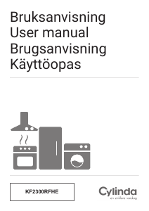 Brugsanvisning Cylinda KF 2300RFHE Køle-fryseskab
