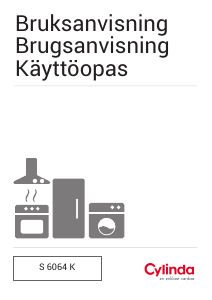 Käyttöohje Cylinda S 6064 KV Liesi