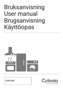 Bruksanvisning Cylinda K 6375HE Kjøleskap