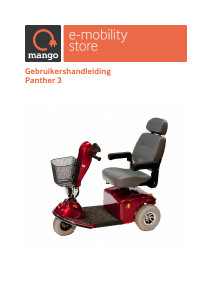 Handleiding Mango Mobility Panther 3 Scootmobiel