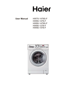 Handleiding Haier HW80-1479S-F Wasmachine