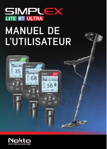 Mode d’emploi Simplex BT Détecteur de métaux