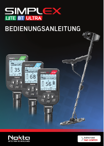 Bedienungsanleitung Simplex Ultra Metalldetektor