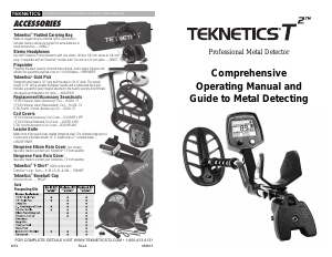 Handleiding Teknetics T2 Metaaldetector