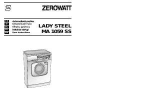 Handleiding Zerowatt Lady Steel 1059 SS Wasmachine