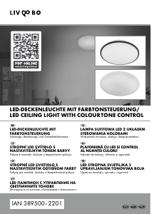 Manual LIV&BO IAN 389500 Lampă