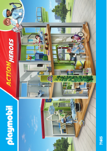 Bedienungsanleitung Playmobil set 71615 Action Heroes Modernes Krankenhaus