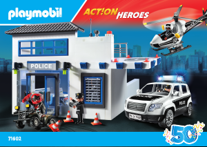 Mode d’emploi Playmobil set 71602 Action Heroes Poste de police et véhicules