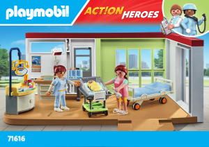 Mode d’emploi Playmobil set 71616 Action Heroes Chambre de maternité