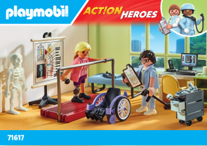 Bedienungsanleitung Playmobil set 71617 Action Heroes Orthopädie