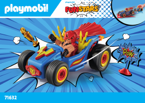 Bedienungsanleitung Playmobil set 71632 Funstars Rasender Wrestler