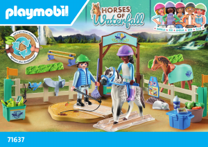 Bedienungsanleitung Playmobil set 71637 Horses of Waterfall Moderne Reitschule