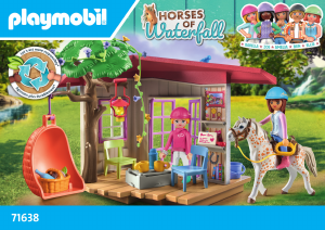 Bedienungsanleitung Playmobil set 71638 Horses of Waterfall Geheimes Clubhaus für Pferdefans