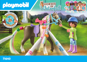Bedienungsanleitung Playmobil set 71640 Horses of Waterfall Kreativset mit Pferd und Stiften