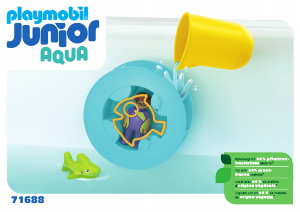 Mode d’emploi Playmobil set 71688 Junior Roue aquatique avec bébé requin