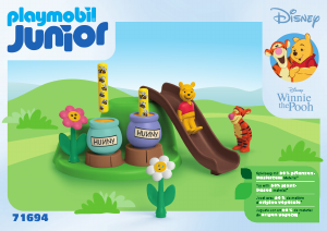 Használati útmutató Playmobil set 71694 Junior JUNIOR & Disney: Micimackó & Tigris méhecskés kertje