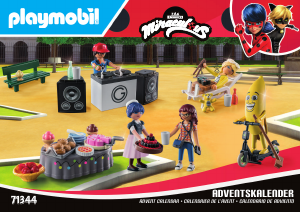 Bruksanvisning Playmobil set 71344 Miraculous Adventskalender Miraculous Ladybug: Picknick i Paris