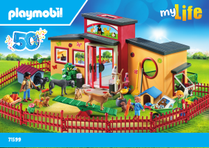 Εγχειρίδιο Playmobil set 71599 My Life Ξενώνας μικρών ζώων